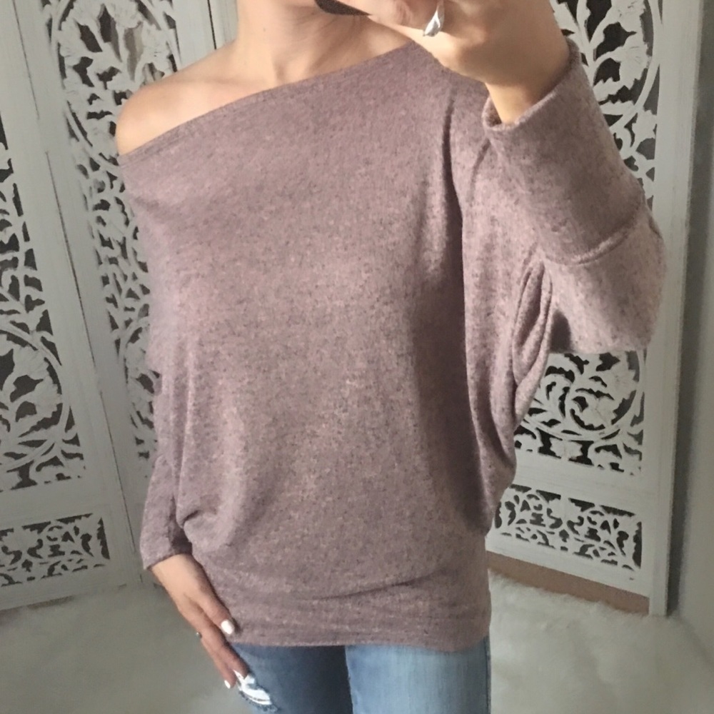 LAST 2️⃣ Brushed Knit Long Sleeve Dolman - Picture 2 of 7